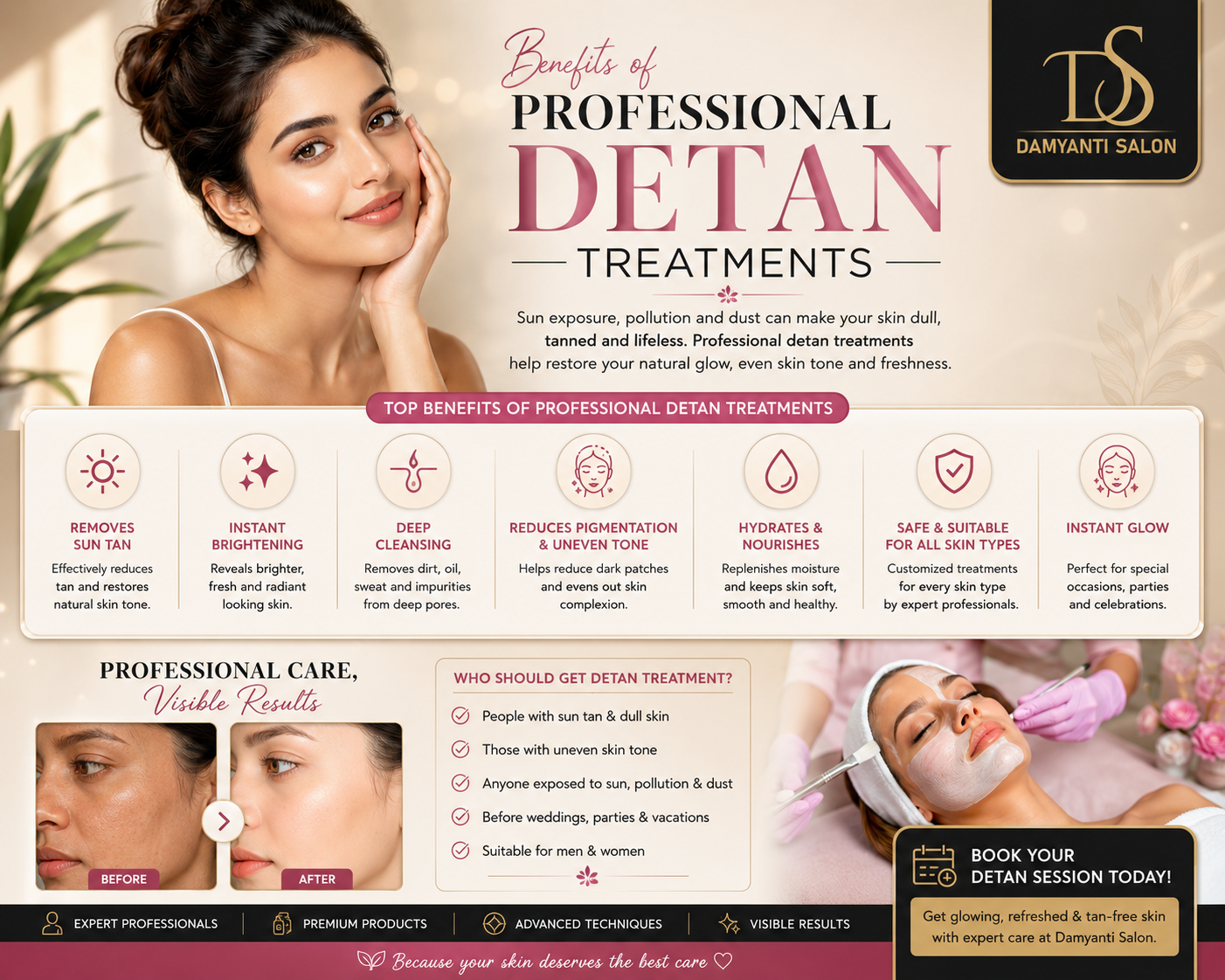 Benefits of Professional Detan Treatments