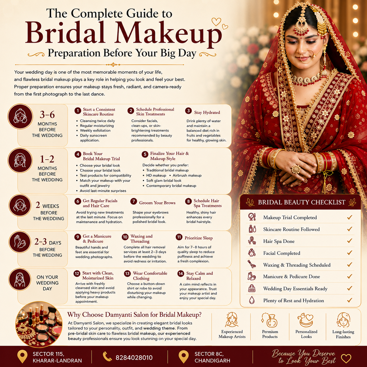 The Complete Guide to Bridal Makeup Preparation Before Your Big Day