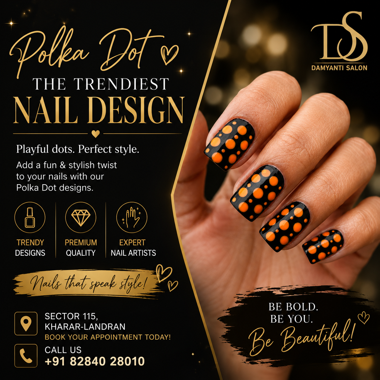 Polka Dot & Chrome Nail Art: The Trendiest Nail Design Combination of 2026