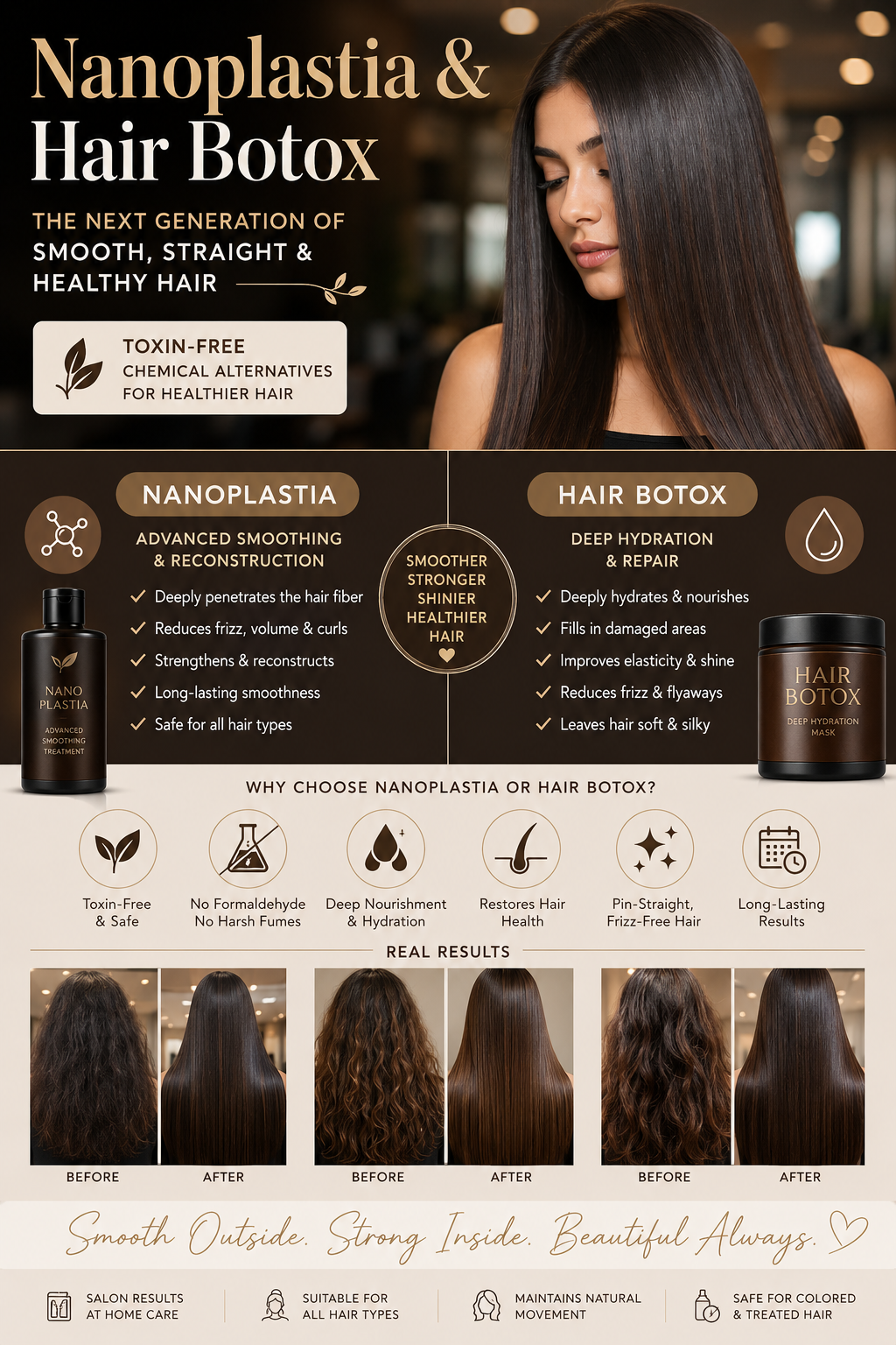Nanoplastia & Hair Botox: The New Era of Smooth, Healthy Hair ✨